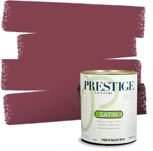 Miniatura 35 de Prestige Paints - Pintura exterior e imprimación en uno, 1 galón, plano, E500-P-A011GP
