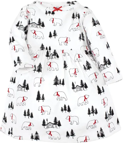 Miniatura 3 de Hudson Baby Vestidos de algodón para bebés y niñas