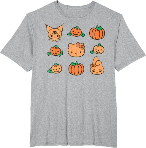 Miniatura 29 de Camiseta de Halloween Hello Kitty My Melody Kuromi Pumpkins