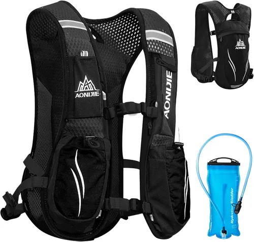 Miniatura 10 de TRIWONDER Running Vest Hydration Pack Backpack for Men & Women, Lightweight Trail Marathon Run Race Vest for Cycling Jogging
