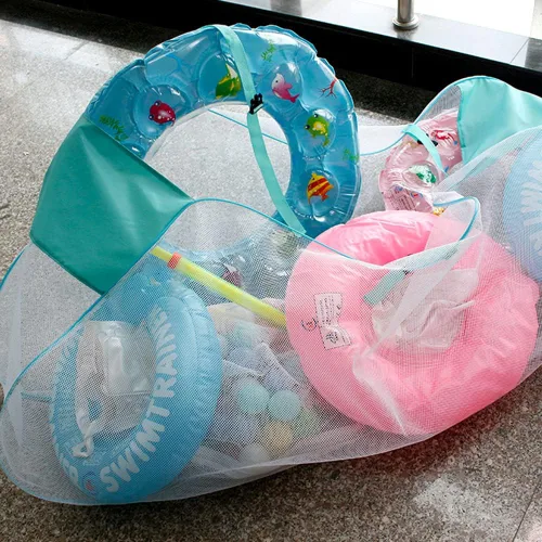 Miniatura 6 de VALINK Bolsa de almacenamiento para flotador de piscina, bolsa de almacenamiento de juguetes para piscina, bolsa de red grande para colgar