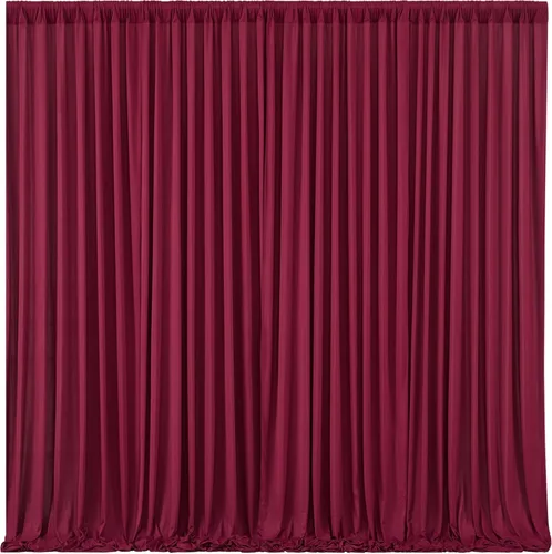 Miniatura 15 de Cortinas de Fondo Beige - Cortinas de Poliéster Sin Arrugas para Fotografía, Cortinas de Fondo para Fiestas, para Decoraciones de Baby Shower