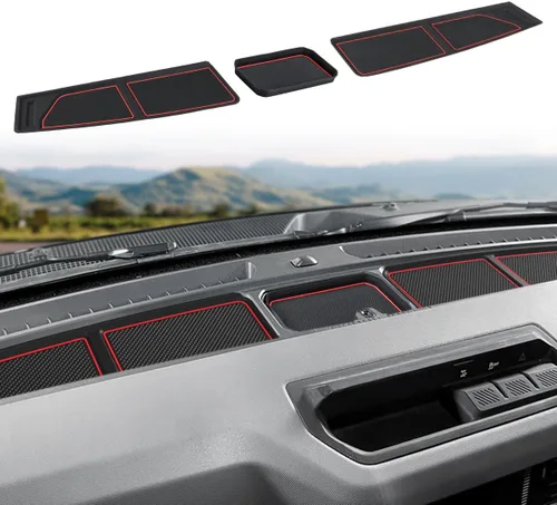 Miniatura 16 de Auovo Bandeja de cubierta de salpicadero compatible con accesorios de Ford Bronco 2021 2022 2023 2024 2025 2026 Bronco 2021 2022 2023 2024 2025 2026