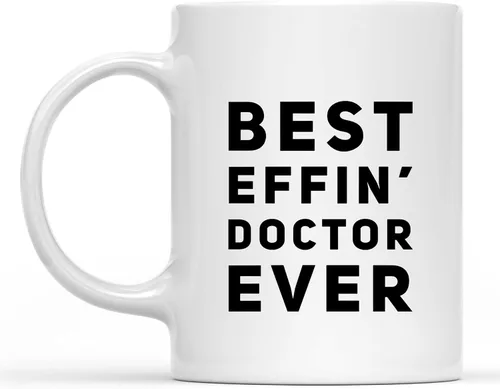 Miniatura 151 de Taza inspiradora y sarcasmo con texto en inglés "A Truly Great Doctor is Hard to Fond", regalos inspiradores y sarcasmo para hombres y mujeres