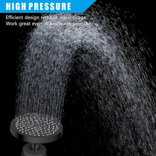 Miniatura 6 de Cabezal de ducha filtrado, juego de filtros de cabezal de ducha de lluvia de alta presión para agua dura, elimina el cloro y las sustancias nocivas