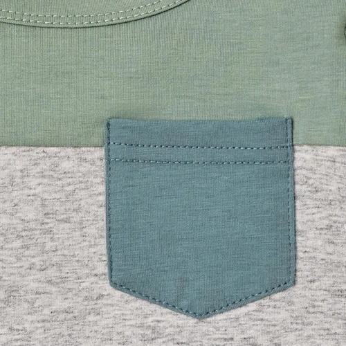 Miniatura 48 de Ropa de otoño e invierno para bebé, trajes de niño pequeño, sudadera de manga larga, sudadera de retazos y pantalones, 2 piezas, 12 meses a 5 años