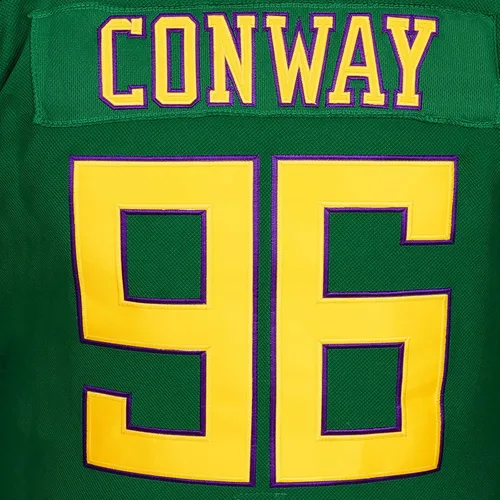 Miniatura 6 de CJTVMMD Camiseta de película de hockey para hombres y mujeres, ropa de hombre de los años 90, camiseta verde de práctica de hockey