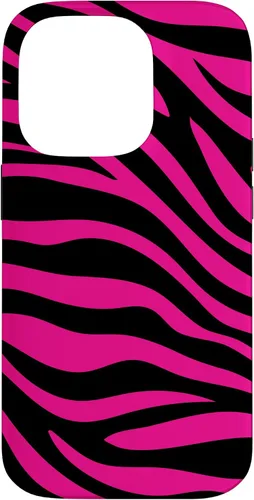 Miniatura 17 de Zebra Animal Print Pattern Black and Pink Cute Phone Case for iPhone 17