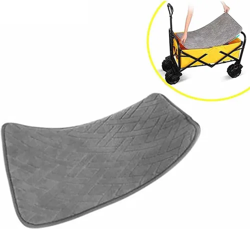 Miniatura 2 de Forro de carro plegable desmontable más almohadilla de esponja de terciopelo, carro plegable al aire libre portátil carrito accesorios - almohadilla