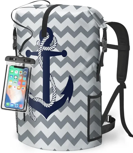 Miniatura 14 de Bolsa seca impermeable Bolsas secas marinas para kayak, senderismo, tortugas marinas, estrellas de mar, mochila con cierre enrollable, mochila