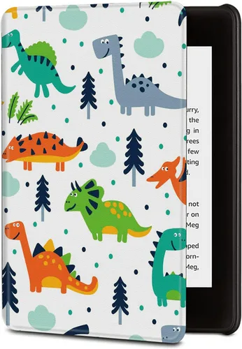 Miniatura 12 de BVDIKMI Funda para Kindle de 6 pulgadas (versión 11ª generación 2022), funda delgada de piel sintética con encendido y apagado automático para Retro