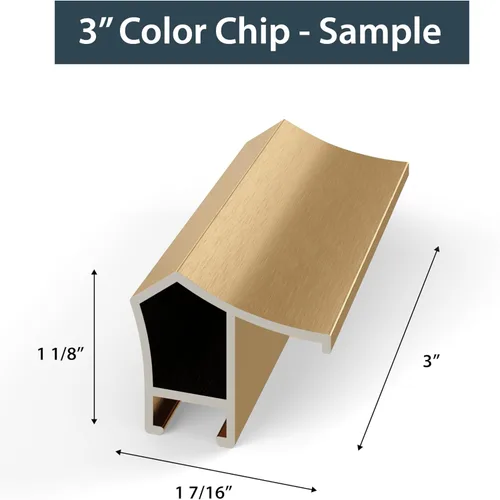 Miniatura 5 de Marco de TV prismático de aleación de 32 pulgadas color oro pálido, compatible solo con televisores Samsung The Frame