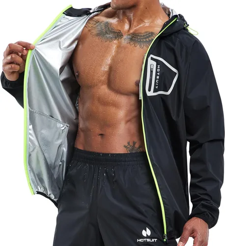 Miniatura 11 de HOTSUIT Sauna Suit Men Anti Rip Boxing Sweat Suits Exercise Workout Jacket
