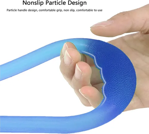 Miniatura 4 de Banda de ejercicio de resistencia elástica de 7 anillos, bandas de entrenamiento de BetterJonny para yoga, ejercicios de pies, piernas y brazos