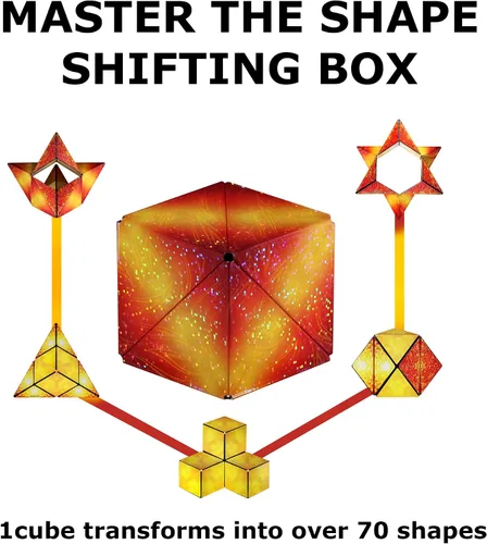 Miniatura 7 de SHASHIBO Bundle - Shashibo Battle Shapes Magnetizing Puzzle Juego y Holográfico - Solar