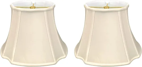 Miniatura 12 de Royal Designs, Inc. BS-709-15AGL - Pantalla de lámpara básica ovalada de esquina invertida, (7 x 9) x (12.75 x 15) x 10.75, oro antiguo Dorado
