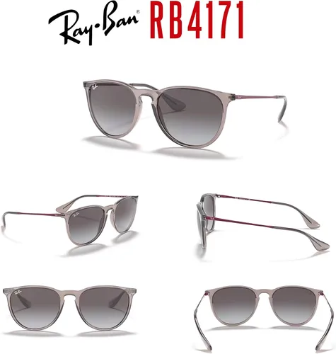 Miniatura 7 de Ray-Ban RB4171 ERIKA Round Sunglasses For Women +BUNDLE with ACCESSORY EYEWEAR KIT