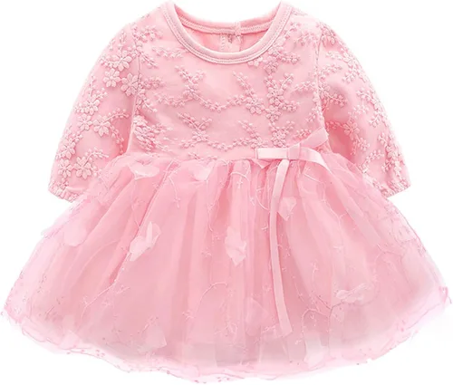 Miniatura 6 de Vestido de princesa para recién nacido, vestido de tul para el primer cumpleaños, vestido de boda, fiesta, sesión de fotos, vestido de sombrero, ropa