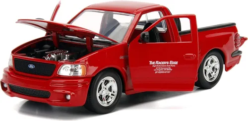 Miniatura 4 de Jada Toys Fast & Furious 1:24 Brian's Ford F-150 SVT Lightning - Coche fundido a presión, juguetes para niños y adultos, rojo (99574)