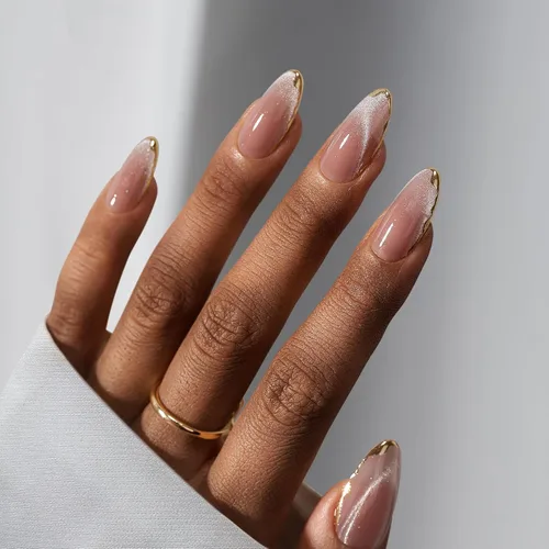 Miniatura 12 de BTArtbox Uñas Postizas Blancas Cortas a Presión - Uñas Postizas de Gel Suave en Forma de Almendra, Uñas Blancas con Pegamento para Uñas, Uñas