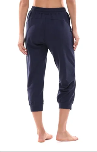 Miniatura 5 de KaiDi Pantalones capri para mujer, pantalones capri casuales con bolsillos, pantalones capri para yoga, pantalones de entrenamiento con cordón