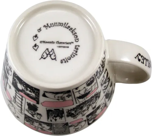 Miniatura 7 de 山加商店 Yamaka Shoten MOOMIN MM321-36 Nueva Taza de Sopa de Porcelana Bon (Taza de Sopa), Negro y Blanco, Aprox. φ4.1 x 3.3 pulgadas (105 x 85 mm)