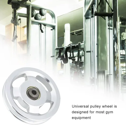 Miniatura 2 de Rueda de polea de gimnasio, polea de aleación de aluminio, accesorios de gimnasio en casa, accesorio de entrenamiento de fuerza, equipo de fitness