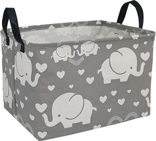 Miniatura 12 de Cesta de almacenamiento para el hogar, cesta para estante de niños, caja organizadora de ropa, cesta de lavandería, cesta de regalo para la ropa