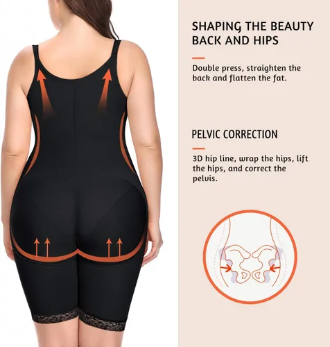Miniatura 3 de Faja moldeadora de cuerpo completo para mujer, con control de abdomen, sin costuras, adelgazante, levantador de glúteos, talla grande