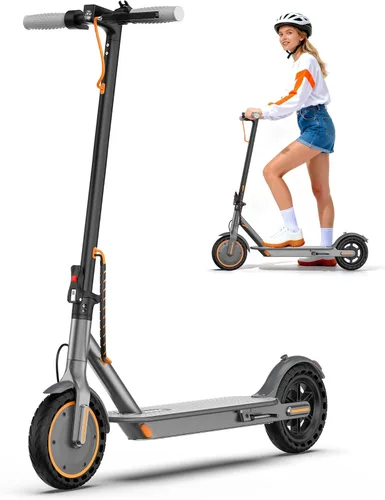 NAVIC Electric Scooter with Dual Suspension, 8.5”/10" Tires, 350W/500W Motor, 19/22 Mph, Max 22/25/27/49Miles Range, Foldable E Scooter for Adults
