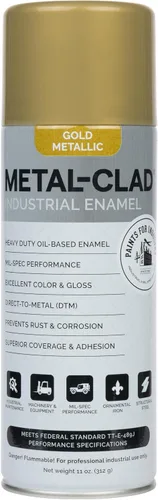 Miniatura 12 de Aerosol de galvanizado en frío de alto brillo de Paints For Industry - Pintura en aerosol de esmalte industrial para acero y metal - Caja de 12