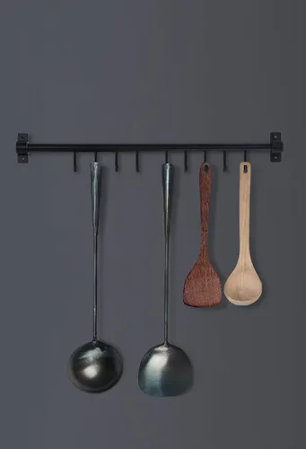 Miniatura 7 de ZhenSanHuan juego de utensilios de wok de hierro hechos a mano tradicionales chinos, espátula y cucharón de wok largo (juego de cucharón y espátula)