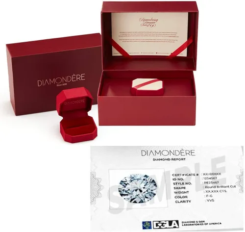 Miniatura 3 de Diamondere Anillo de boda de zafiro azul de corte princesa natural y certificado en plata de ley 925 Anillo de nudo celta de 0,97 quilates