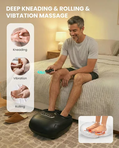 Miniatura 3 de CILI Masajeador de Pies con Calor, Máquina de Masaje Shiatsu para Pies 2025 para Alivio del Dolor de Fascitis Plantar y Neuropatía, Masajeador