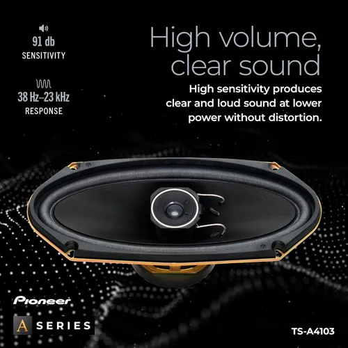 Miniatura 5 de Pioneer TS-A4103 4 x 10 Altavoces de coche de 2 vías (par)