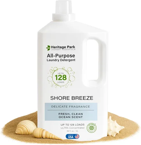 Miniatura 10 de Heritage Park - Detergente de lujo para ropa Detergente para ropa natural y enzimático probado por dermatólogos, a base de plantas, respetuoso
