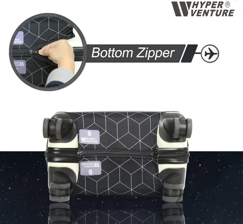 Miniatura 4 de HYPER VENTURE Funda de equipaje Maleta Protetor, Laberinto negro