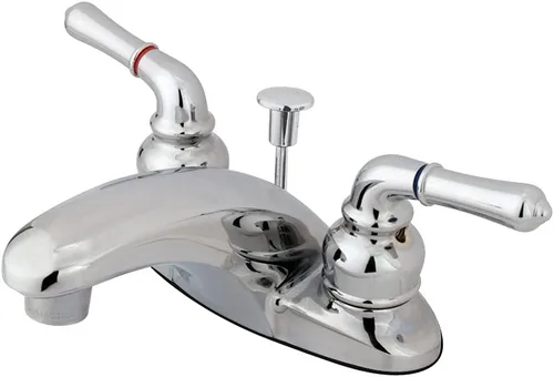 Miniatura 6 de Kingston Brass KB628 Magellan Grifo de lavabo con manija de palanca, 4-1/4 pulgadas, níquel cepillado cepillado níquel