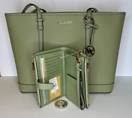Miniatura 3 de Michael Kors MICHAEL Michael Kors Jet Set - Bolso de hombro grande TZ de viaje con doble cierre para la muñeca