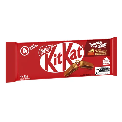 Miniatura 5 de KIT KAT 4 dedos, 4 x 1.59 oz, paquete múltiple