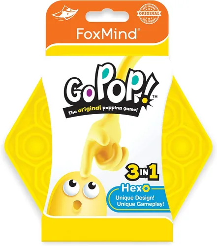 Miniatura 3 de FoxMind, Go Pop! Hexo, Magenta, el juego táctil original e ingenioso.