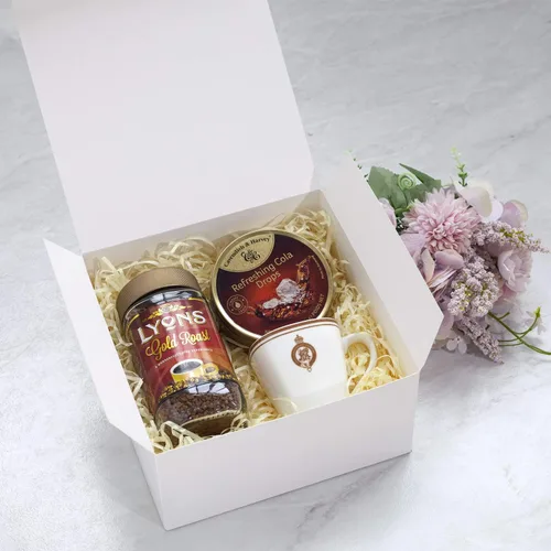 GEFTOL Caja de regalo, paquete de 10 cajas plegables de 8 x 8 x 4 pulgadas, caja de regalo de papel para damas de honor, para novia, fiesta de Blanco