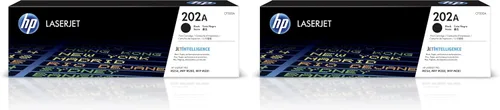 HP Impresoras de cartuchos de tóner negro 202A | Funciona con Color LaserJet Pro M254; Color LaserJet Pro MFP Serie M281 | CF500A (paquete de 2)