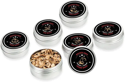 Miniatura 3 de 6 astillas de madera para ahumar, chips de madera para ahumar cócteles, chips de infusor de humo para bebidas, incluye virutas de madera