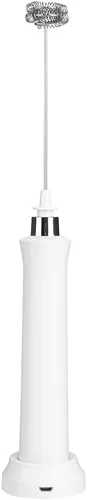 Miniatura 7 de Mezclador de mano eléctrico portátil USB batidor de huevos eléctrico espumador de leche agitador de café mezclador utensilios de cocina blanco