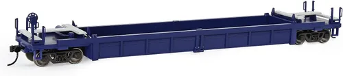 Miniatura 12 de Evemodel C8749 HO Scale 40ft Well Car 1:87 Fondo cóncavo 40' Carro de coche plano (3pcs - marrón)