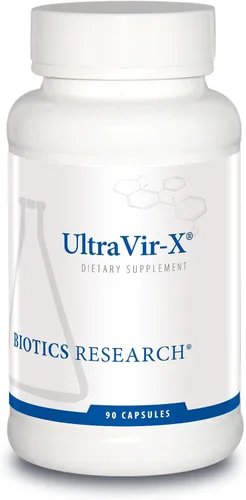 BIOTICS RESEARCH UltraVir-X - El mejor suplemento de apoyo inmunológico, vitamina C, zinc, hongo Maitake, astrágalo, alto contenido de flavonoides,