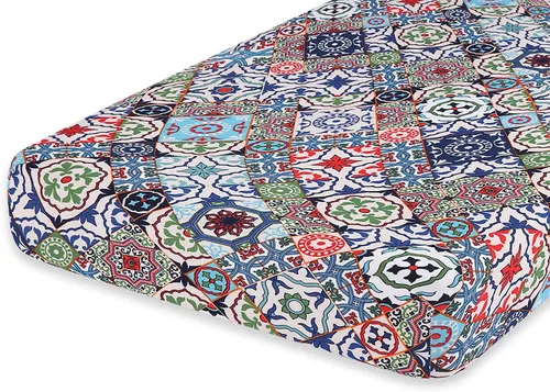 Miniatura 63 de hyha Fundas de cojín estampadas para sofá al aire libre, fundas florales lavables para muebles de patio, exteriores, funda de repuesto para asiento