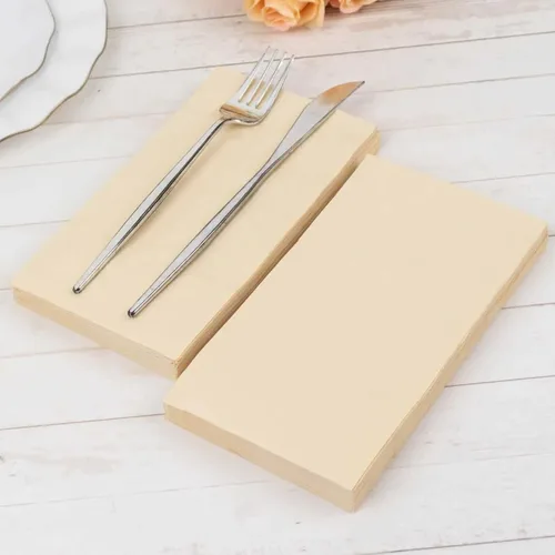 Miniatura 15 de Efavormart 50 Pack Servilletas de papel para fiestas de 2 capas suaves verde oliva con borde dorado de oro, servilletas para cenas, cócteles