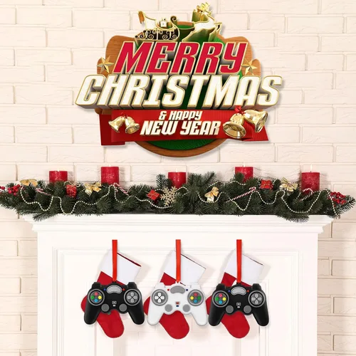 Miniatura 6 de 2025 Adornos de Navidad de videojuegos Adornos personalizados de controlador de videojuegos para amantes de los juegos, adorno de árbol de Navidad